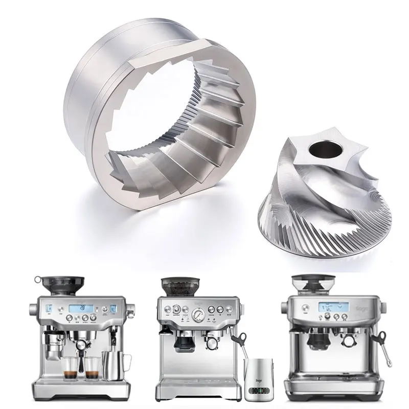 Breville Espresso Barista Express - Moulins coniques à 5 cœurs, broches
