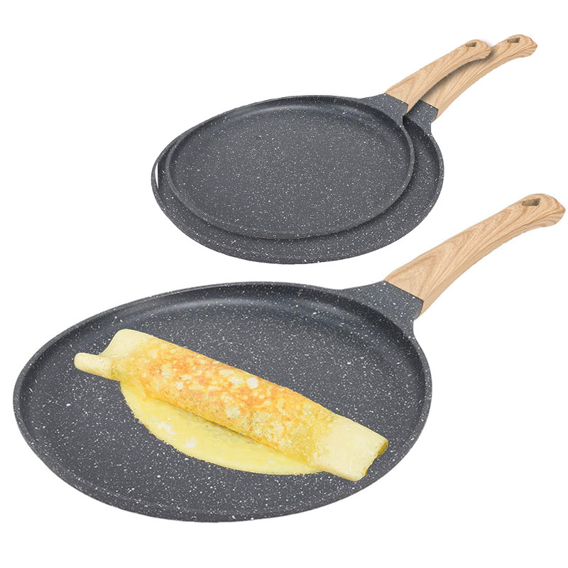 Egg Waffle Pan - Poêle à crêpes en céramique antiadhésive