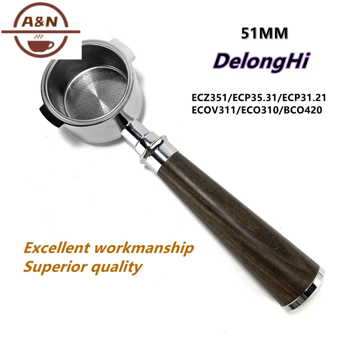 Delonghi Espresso Ecp3420 - Porte-filtre à café sans fond en
