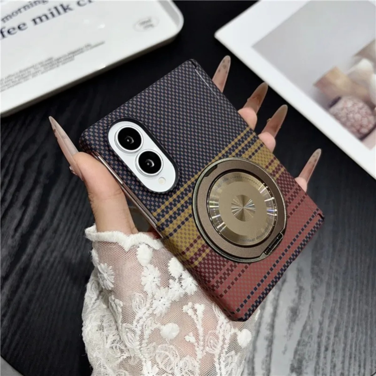 Support 360° en cuir et fibre  - Taco Stand Holder avis et prix