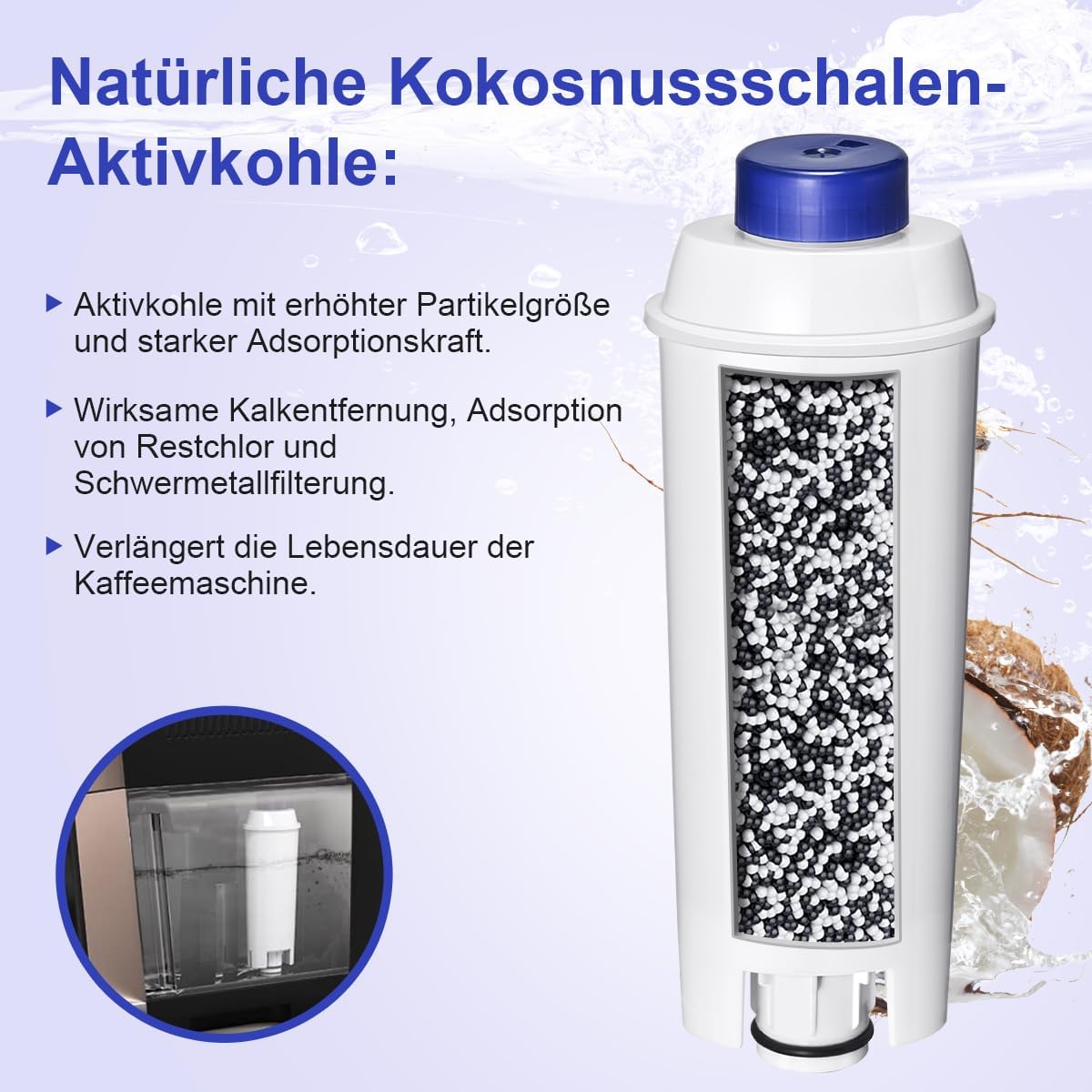 Filtre à eau de remplacement D - Delonghi Espresso Magnifica avis et prix